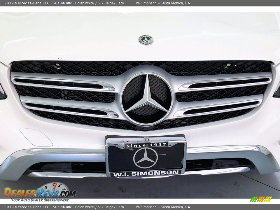 2019 Mercedes-Benz GLC 350e 4Matic Polar White / Silk Beige/Black Photo #30