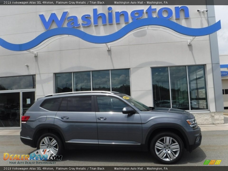 2019 Volkswagen Atlas SEL 4Motion Platinum Gray Metallic / Titan Black Photo #2