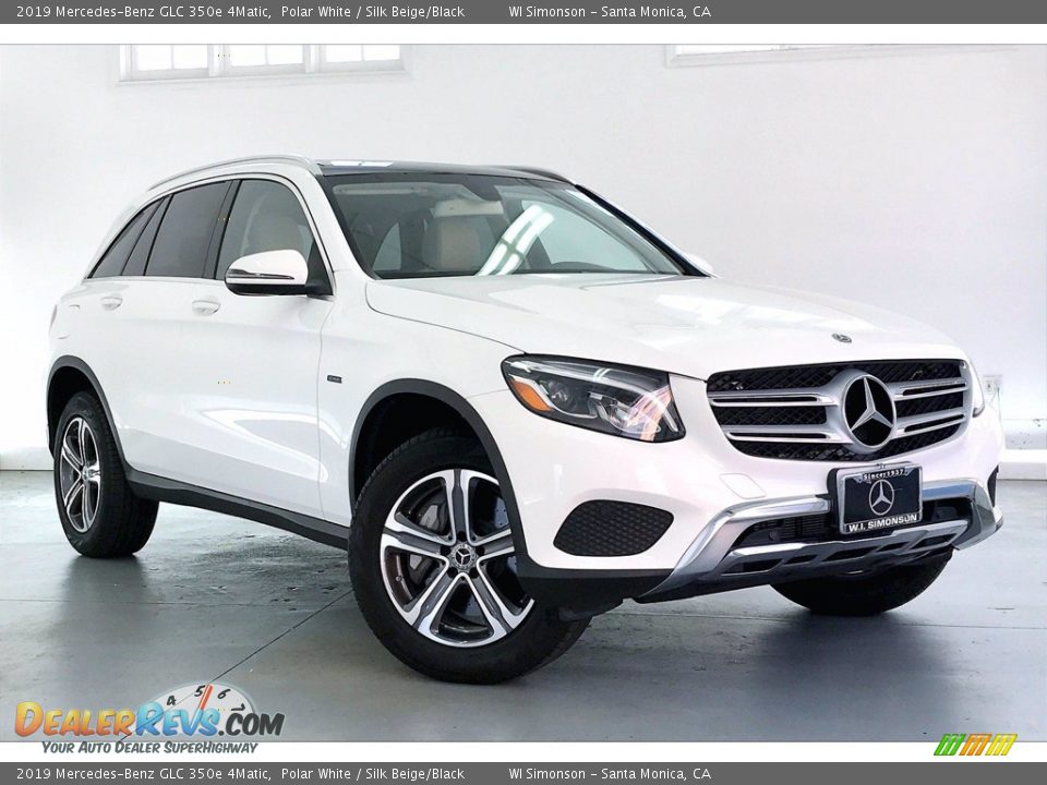 2019 Mercedes-Benz GLC 350e 4Matic Polar White / Silk Beige/Black Photo #34