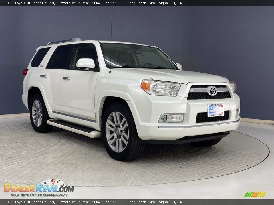 2012 Toyota 4Runner Limited Blizzard White Pearl / Black Leather Photo #32