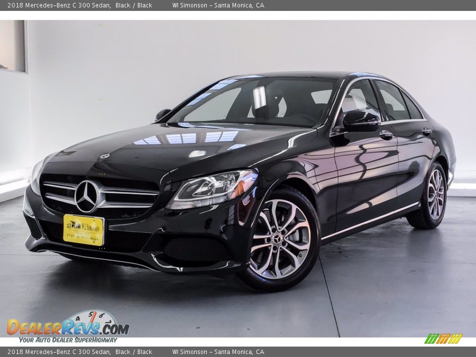 2018 Mercedes-Benz C 300 Sedan Black / Black Photo #12