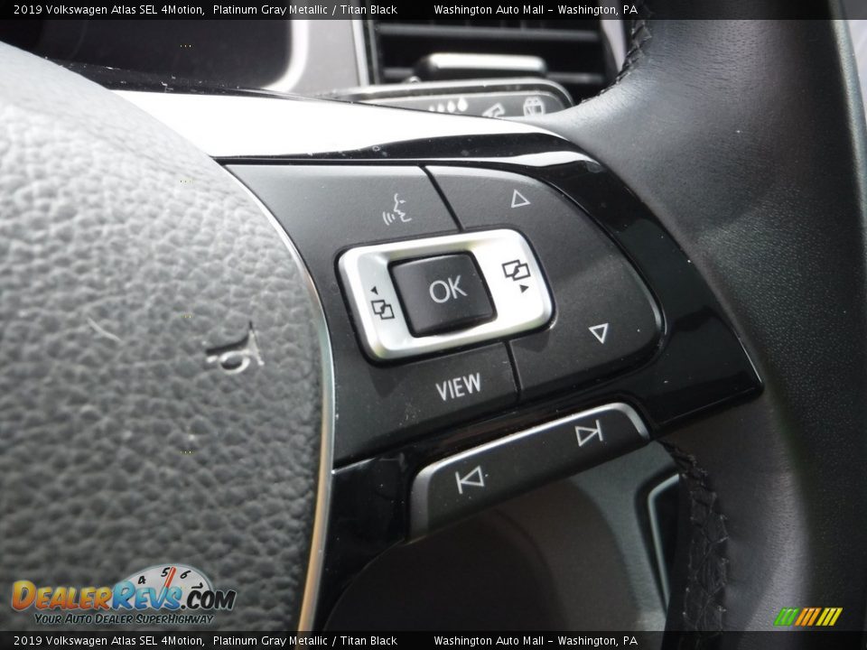 2019 Volkswagen Atlas SEL 4Motion Platinum Gray Metallic / Titan Black Photo #24