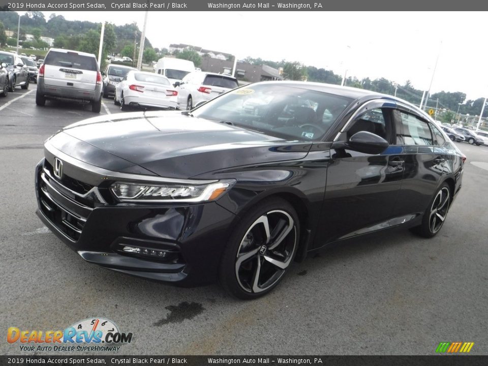 2019 Honda Accord Sport Sedan Crystal Black Pearl / Black Photo #6