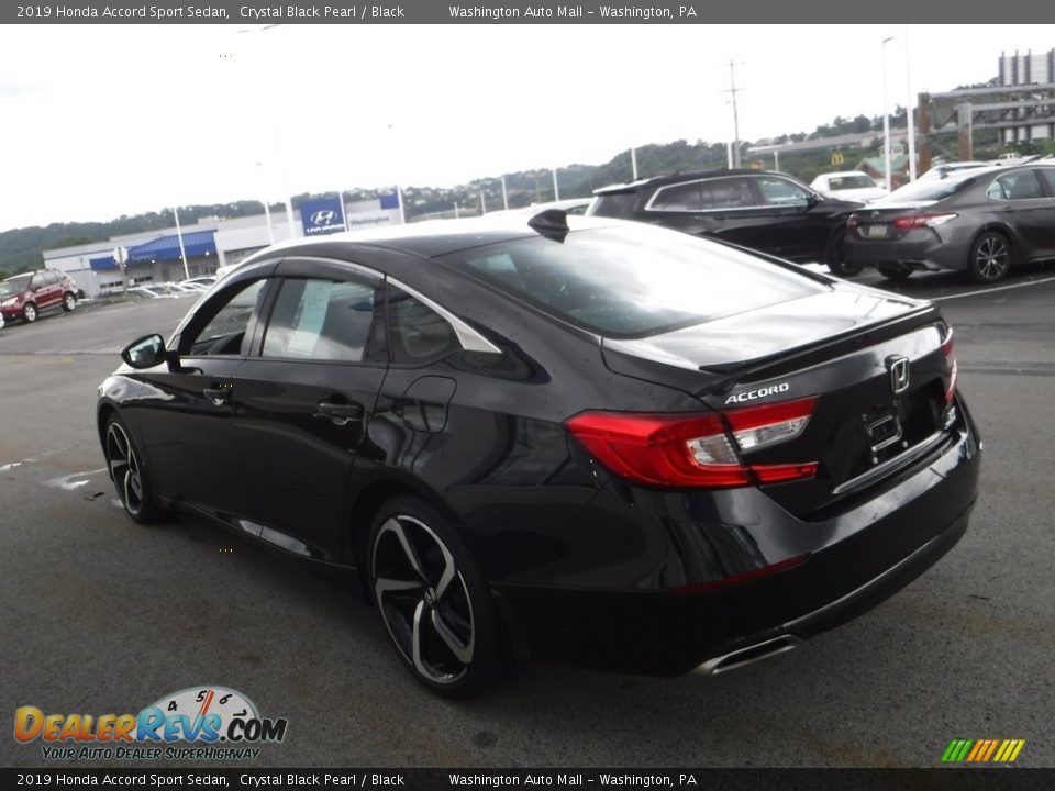 2019 Honda Accord Sport Sedan Crystal Black Pearl / Black Photo #8