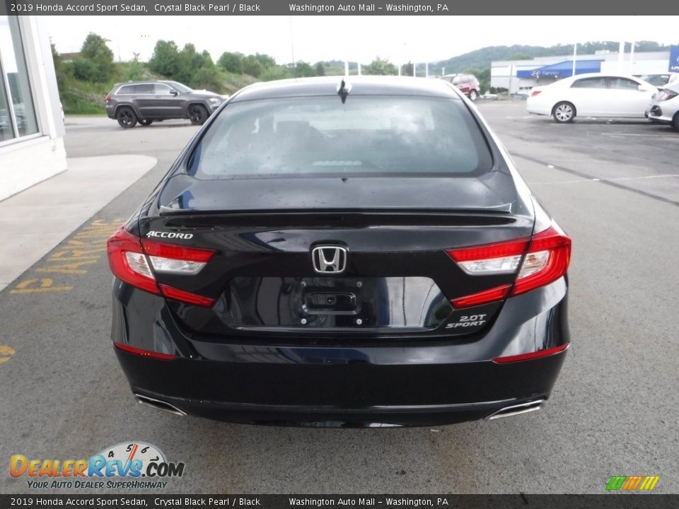 2019 Honda Accord Sport Sedan Crystal Black Pearl / Black Photo #9