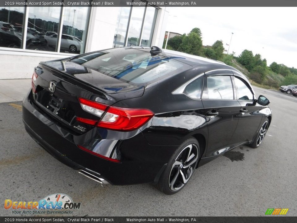 2019 Honda Accord Sport Sedan Crystal Black Pearl / Black Photo #10