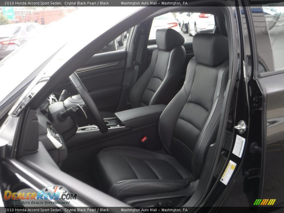 2019 Honda Accord Sport Sedan Crystal Black Pearl / Black Photo #14