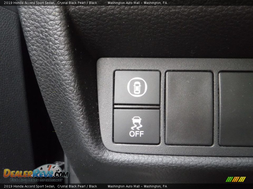 2019 Honda Accord Sport Sedan Crystal Black Pearl / Black Photo #16