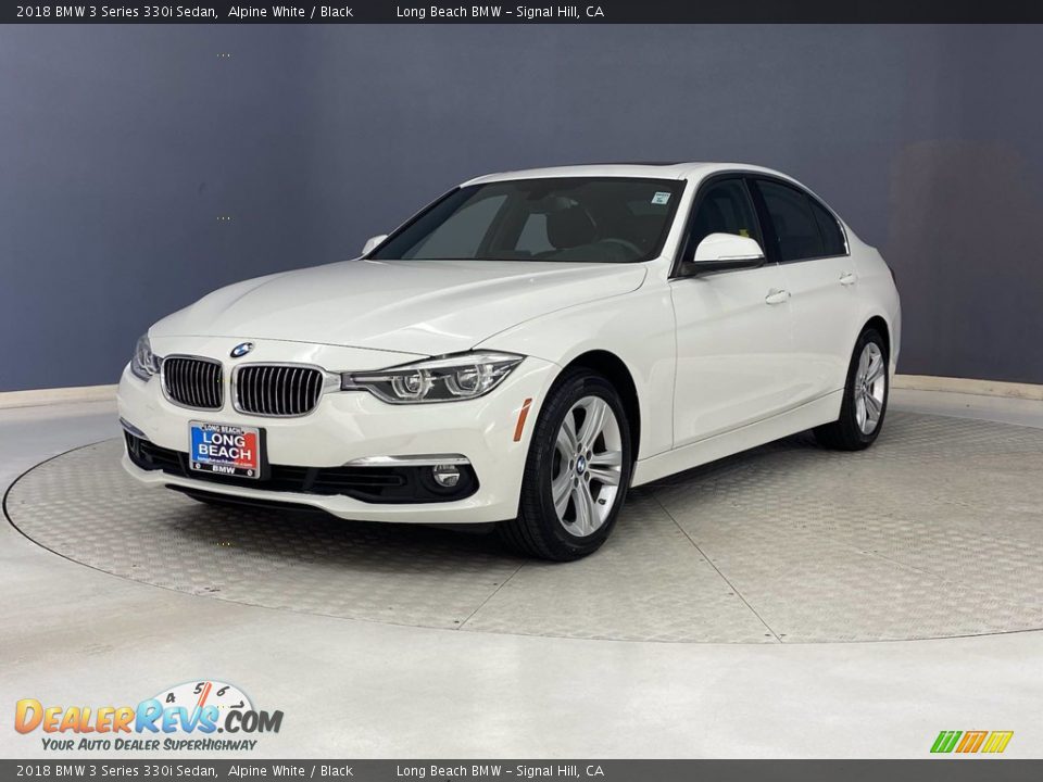 2018 BMW 3 Series 330i Sedan Alpine White / Black Photo #3