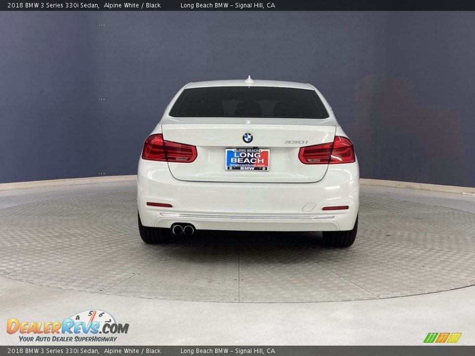 2018 BMW 3 Series 330i Sedan Alpine White / Black Photo #4