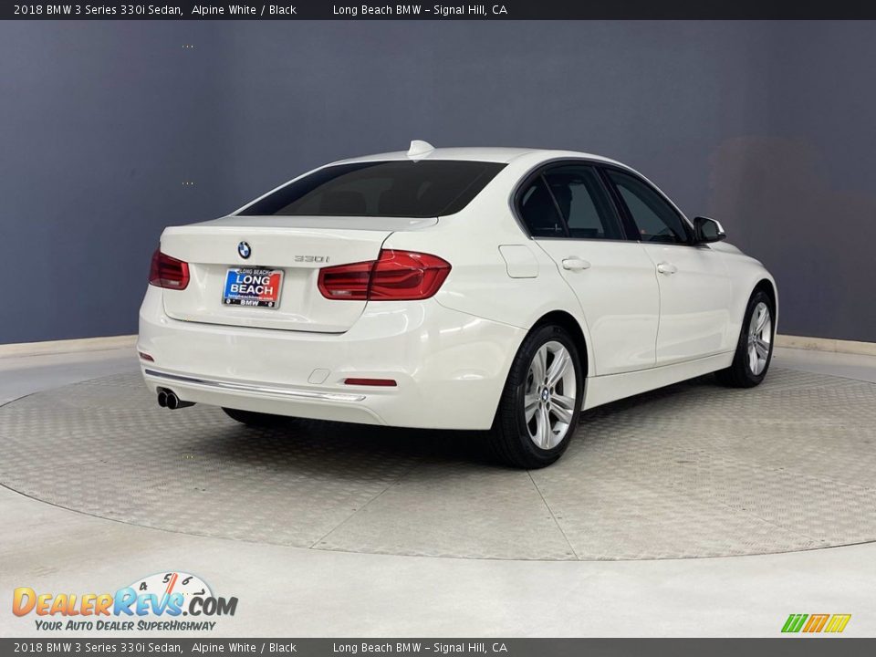 2018 BMW 3 Series 330i Sedan Alpine White / Black Photo #5