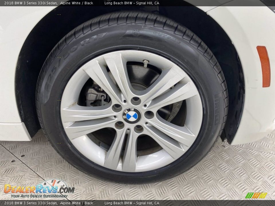 2018 BMW 3 Series 330i Sedan Alpine White / Black Photo #6