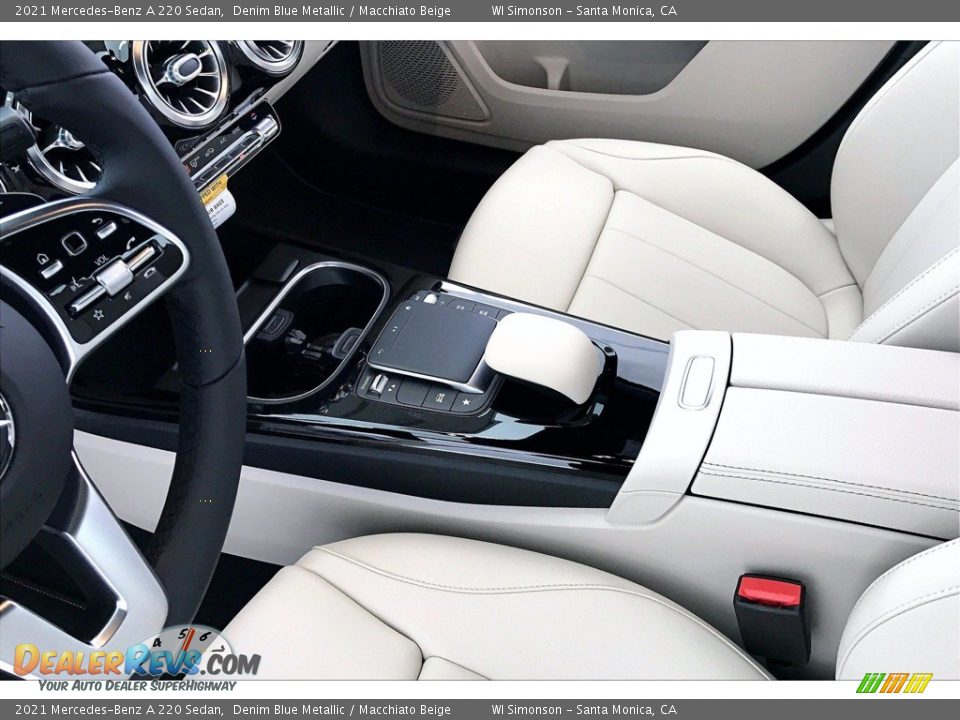 2021 Mercedes-Benz A 220 Sedan Denim Blue Metallic / Macchiato Beige Photo #8