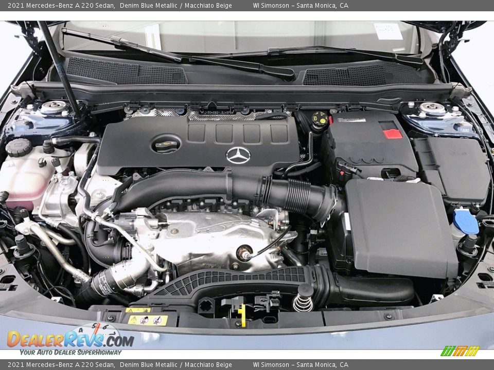 2021 Mercedes-Benz A 220 Sedan Denim Blue Metallic / Macchiato Beige Photo #9