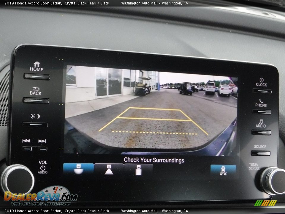 2019 Honda Accord Sport Sedan Crystal Black Pearl / Black Photo #25