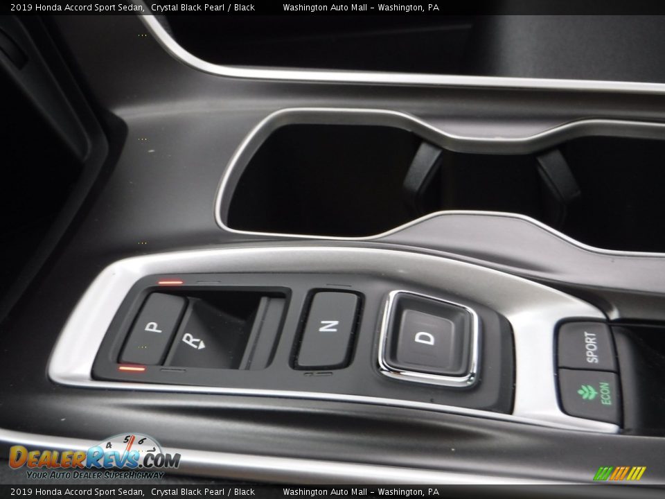 2019 Honda Accord Sport Sedan Crystal Black Pearl / Black Photo #28