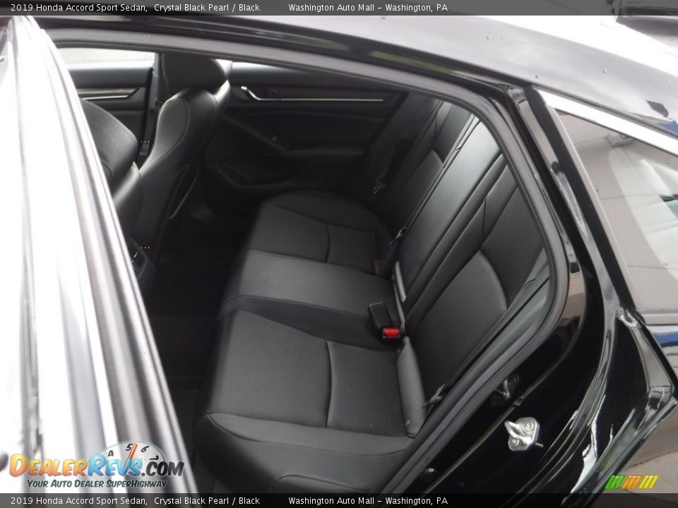 2019 Honda Accord Sport Sedan Crystal Black Pearl / Black Photo #29