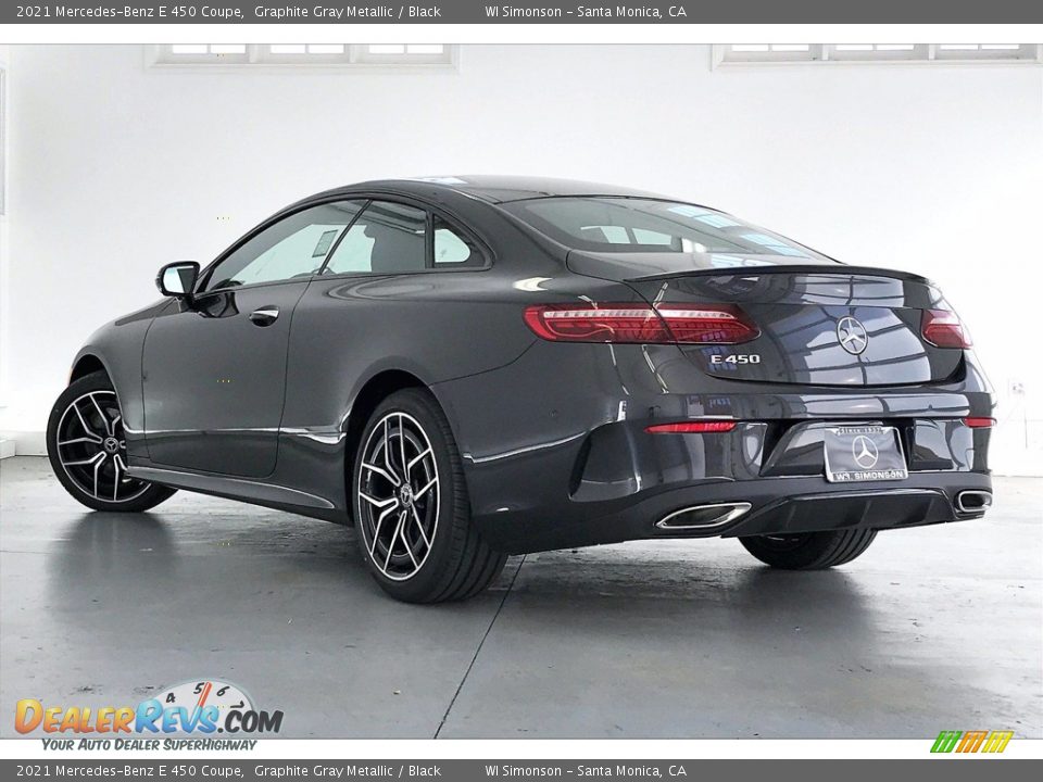 2021 Mercedes-Benz E 450 Coupe Graphite Gray Metallic / Black Photo #2