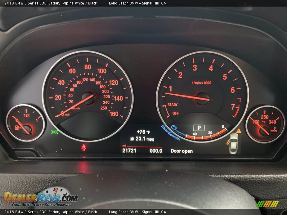2018 BMW 3 Series 330i Sedan Alpine White / Black Photo #21