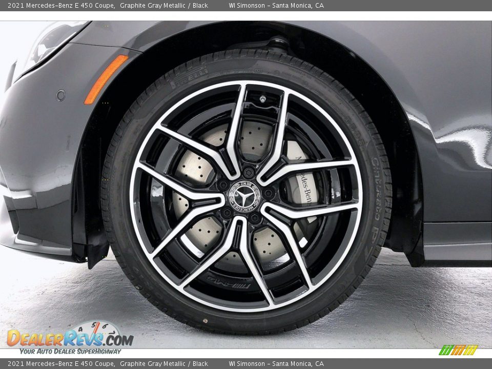 2021 Mercedes-Benz E 450 Coupe Graphite Gray Metallic / Black Photo #10