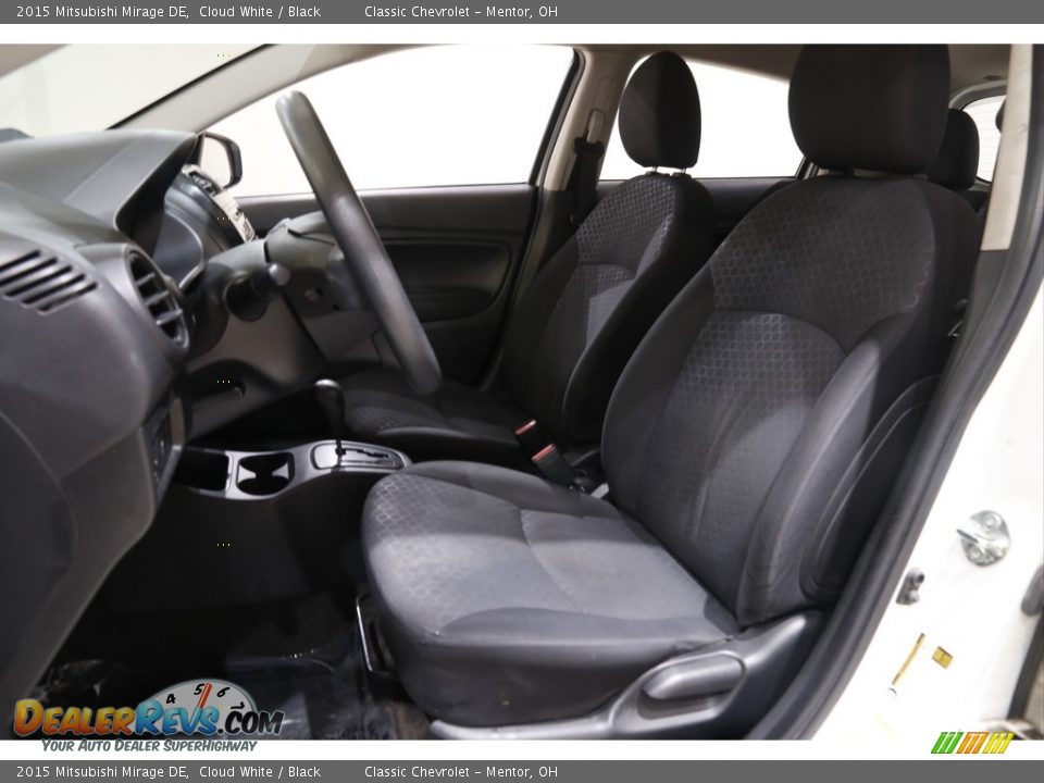 Front Seat of 2015 Mitsubishi Mirage DE Photo #5