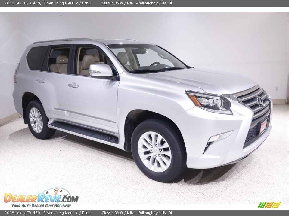 2018 Lexus GX 460 Silver Lining Metallic / Ecru Photo #1