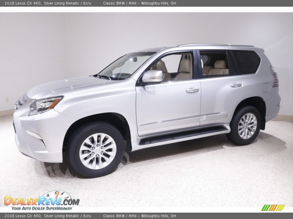 2018 Lexus GX 460 Silver Lining Metallic / Ecru Photo #3