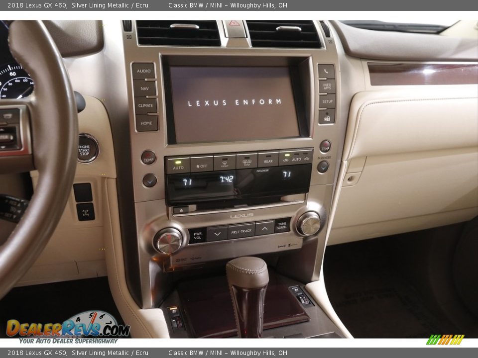 2018 Lexus GX 460 Silver Lining Metallic / Ecru Photo #10