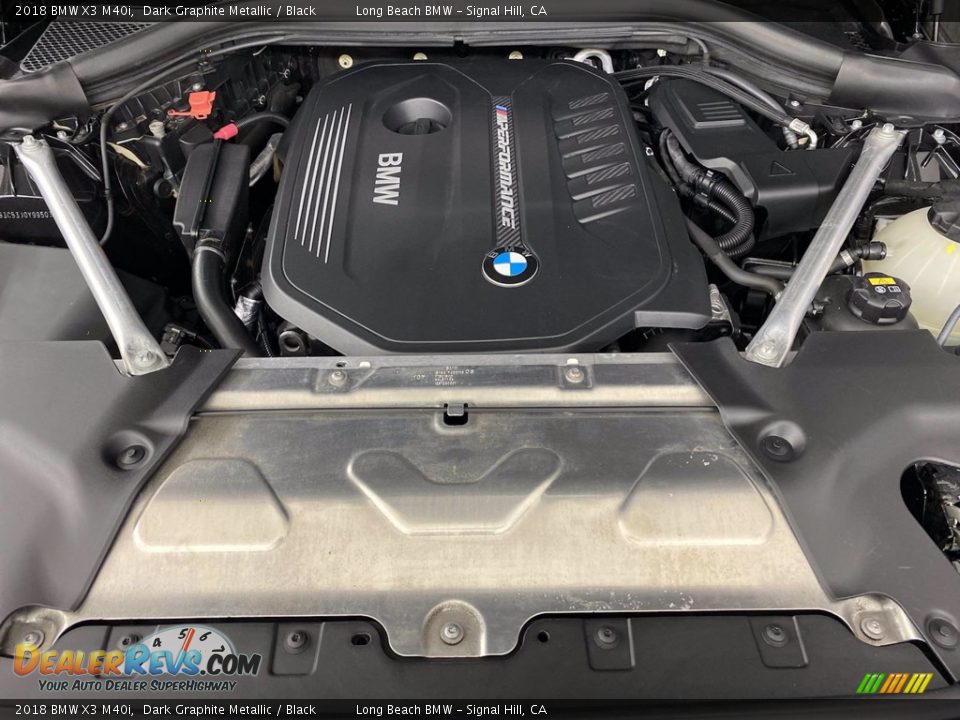 2018 BMW X3 M40i Dark Graphite Metallic / Black Photo #13