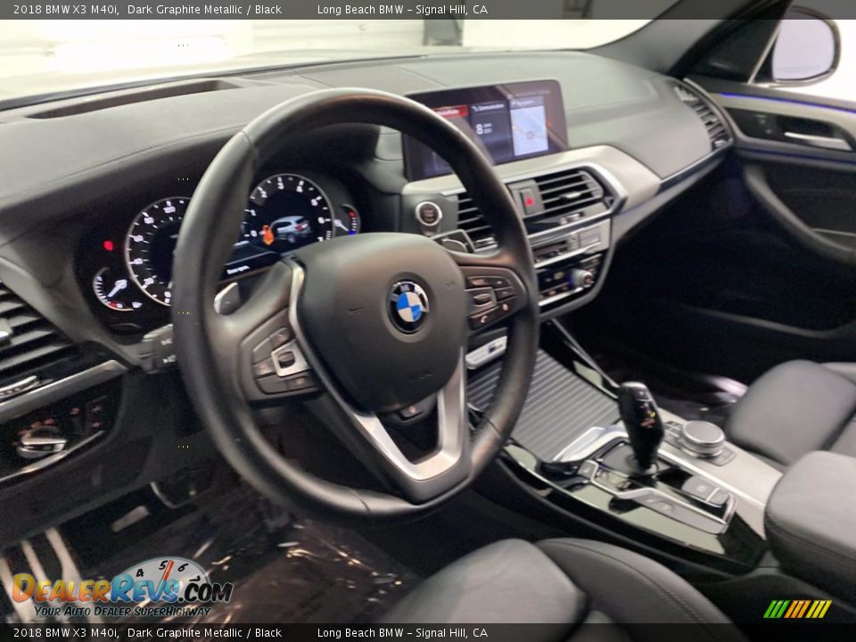 2018 BMW X3 M40i Dark Graphite Metallic / Black Photo #17