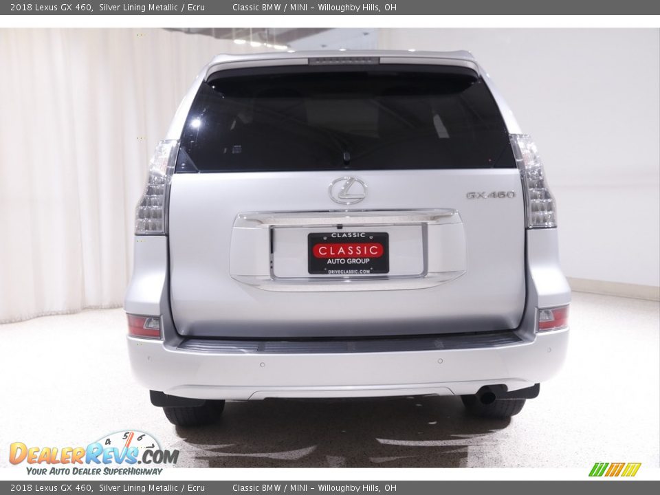 2018 Lexus GX 460 Silver Lining Metallic / Ecru Photo #22