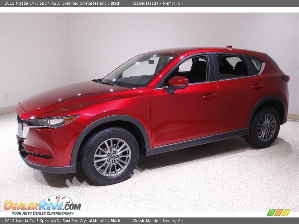 2018 Mazda CX-5 Sport AWD Soul Red Crystal Metallic / Black Photo #3