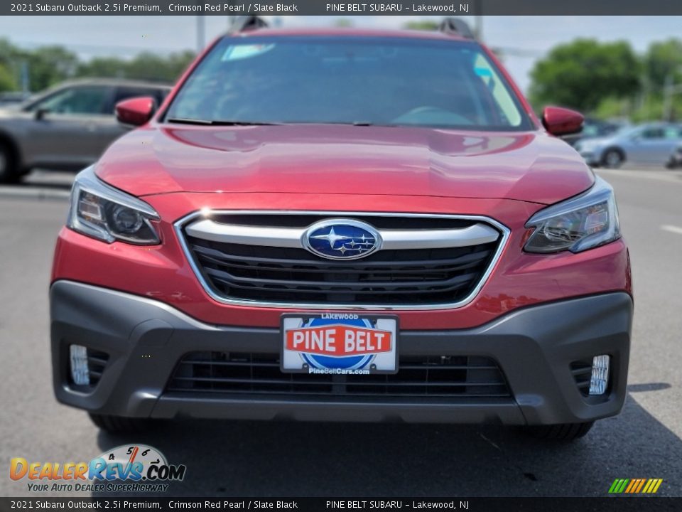 2021 Subaru Outback 2.5i Premium Crimson Red Pearl / Slate Black Photo #3