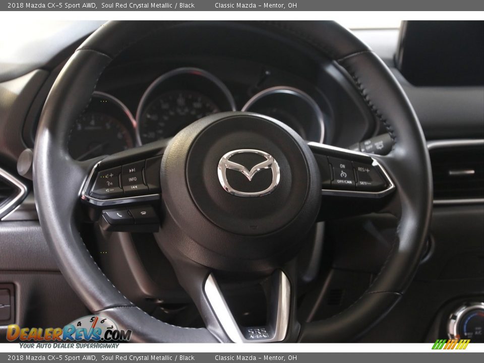 2018 Mazda CX-5 Sport AWD Soul Red Crystal Metallic / Black Photo #7