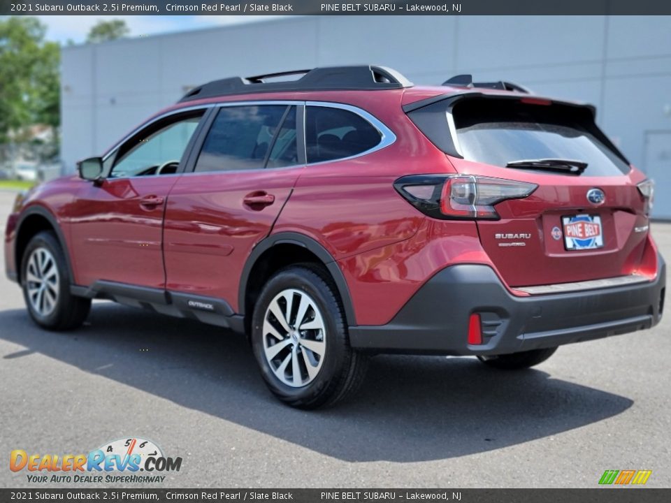 2021 Subaru Outback 2.5i Premium Crimson Red Pearl / Slate Black Photo #6