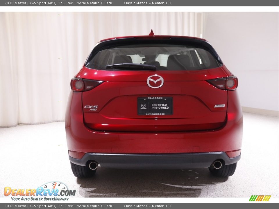 2018 Mazda CX-5 Sport AWD Soul Red Crystal Metallic / Black Photo #17