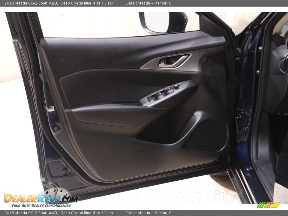 2018 Mazda CX-3 Sport AWD Deep Crystal Blue Mica / Black Photo #4
