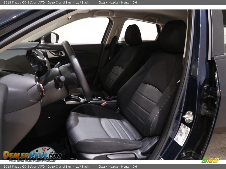 2018 Mazda CX-3 Sport AWD Deep Crystal Blue Mica / Black Photo #5