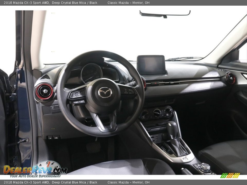 2018 Mazda CX-3 Sport AWD Deep Crystal Blue Mica / Black Photo #6