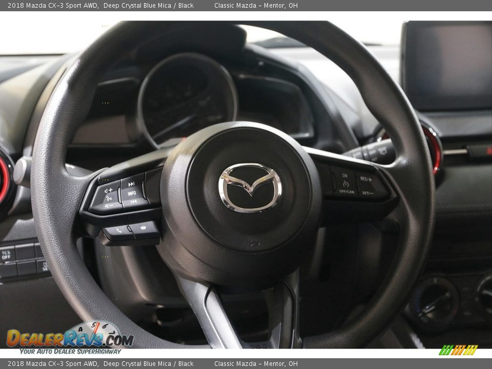 2018 Mazda CX-3 Sport AWD Deep Crystal Blue Mica / Black Photo #7