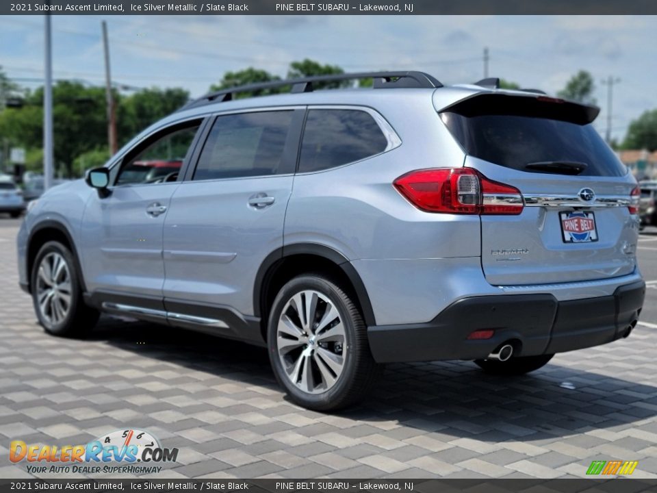 2021 Subaru Ascent Limited Ice Silver Metallic / Slate Black Photo #6