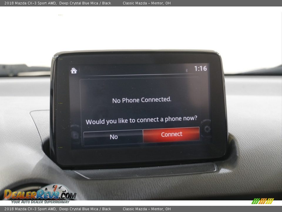 2018 Mazda CX-3 Sport AWD Deep Crystal Blue Mica / Black Photo #10