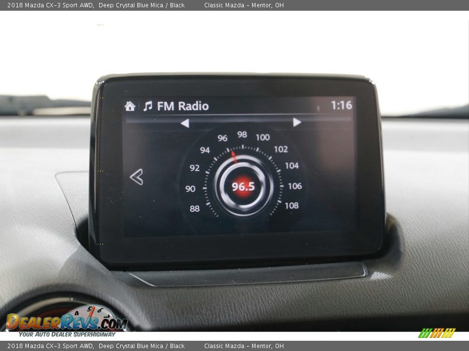 2018 Mazda CX-3 Sport AWD Deep Crystal Blue Mica / Black Photo #11