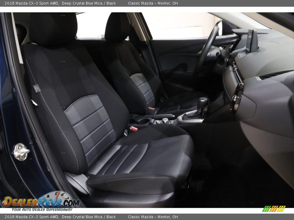 2018 Mazda CX-3 Sport AWD Deep Crystal Blue Mica / Black Photo #13