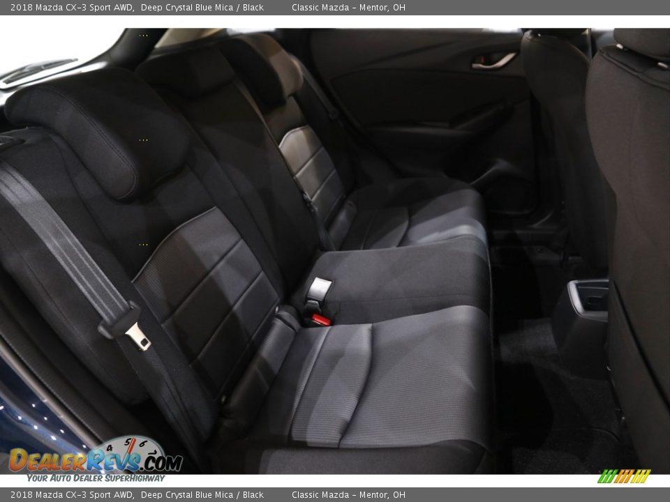 2018 Mazda CX-3 Sport AWD Deep Crystal Blue Mica / Black Photo #14