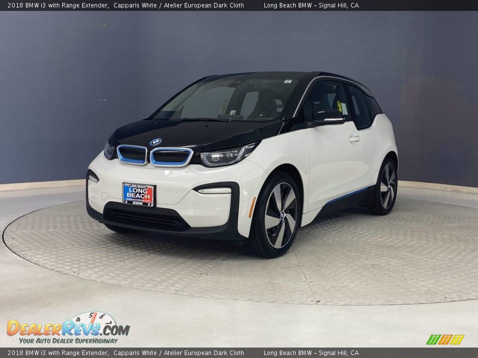 2018 BMW i3 with Range Extender Capparis White / Atelier European Dark Cloth Photo #3