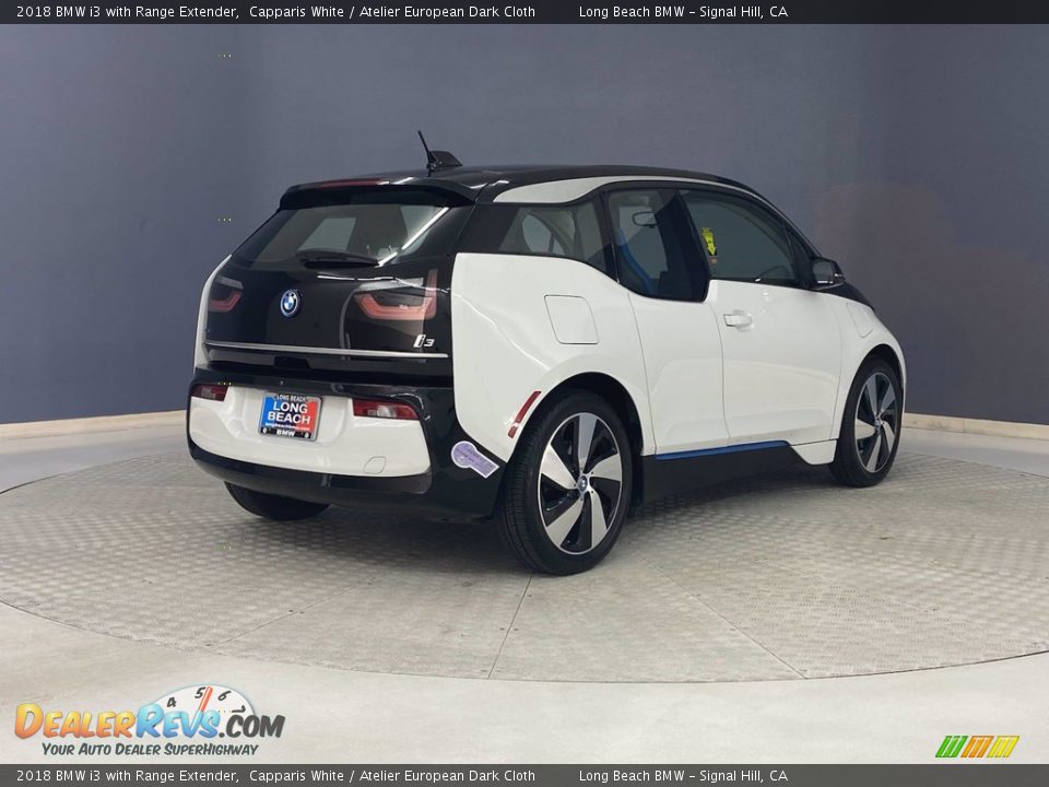 2018 BMW i3 with Range Extender Capparis White / Atelier European Dark Cloth Photo #5