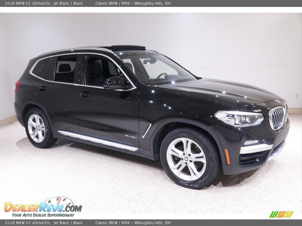 2018 BMW X3 xDrive30i Jet Black / Black Photo #1