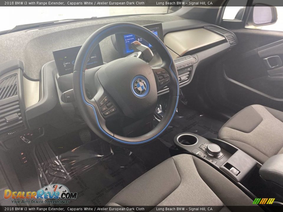 2018 BMW i3 with Range Extender Capparis White / Atelier European Dark Cloth Photo #16