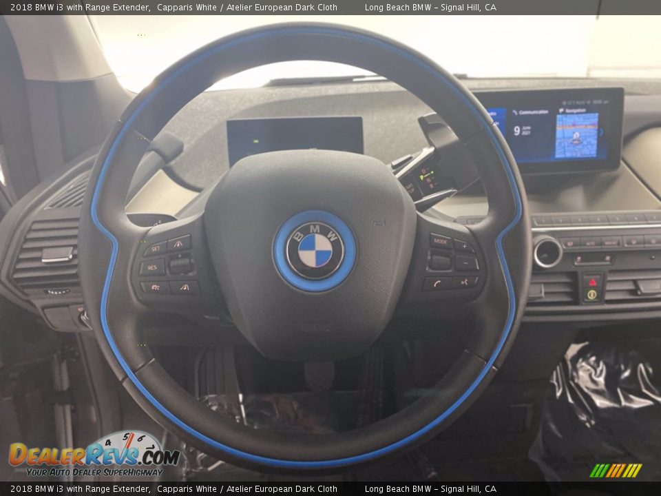 2018 BMW i3 with Range Extender Capparis White / Atelier European Dark Cloth Photo #18